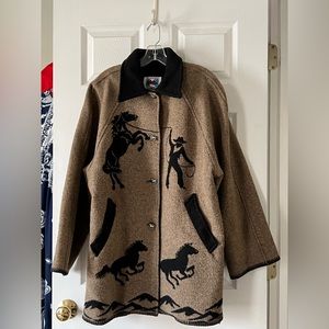 Wooded River Vintage Style Coat